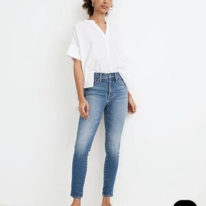 Madewell High-Rise Skinny Crop Jeans size 25